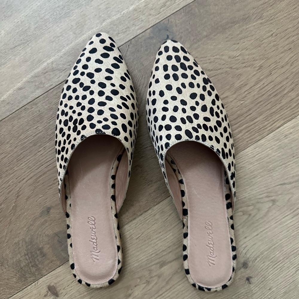 Madewell Cheetah Slides